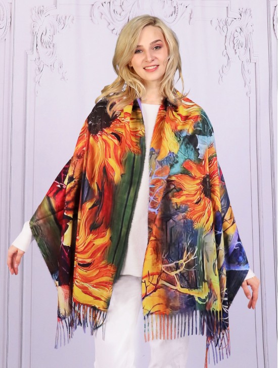 Oil Painting Design Fashion Scarf